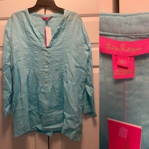 NWT Size XL Sarasota tunic in Blue Horizon
